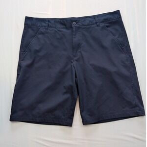 Fila Sport Golf Mens Navy Blue Performance Shorts Sz 38 Moisture Wick 10" Inseam